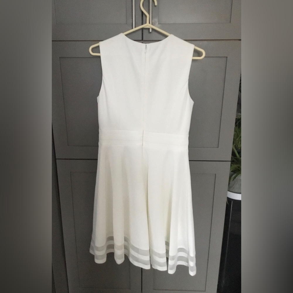 Calvin Klein White Sleeveless Dress - Picture 4 of 4
